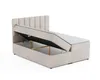 Boxspringbett ROCK 160x200 Velour Creme H3 Produktbild-Vorschau 5