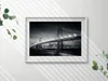 San Francisco Bridge bei Nacht– Wandbild mit Rahmen – Produktbild-Vorschau 2