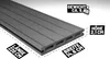 A single WPC decking board with dimensions and weight indicated by text overlays. Produktbild-Vorschau