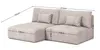 Easy4You Braun Ecksofa Modulo Kord in L-Form 210x69x152 cm Produktbild-Vorschau 3