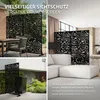 ML-Design Metall-Sichtschutz Roma 90x180 cm aus Stahl Produktbild-Vorschau 6