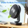Leiser tragbarer Tischventilator mit 4000 mAh Akku – Produktbild-Vorschau 5