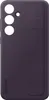 A dark violet Samsung Standing Grip Cover for a Galaxy S24+ is shown from the back on a white background. Produktbild-Vorschau