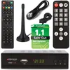 DVB-T2 Receiver mit PVR Aufnahmefunktion + DVB-T Antenne + Produktbild-Vorschau 1