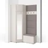 Garderoben-Set Napoli Version 18: Eckschrank mit Produktbild-Vorschau 1