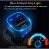 2er Auto Bluetooth FM Transmitter, Blaue Umgebende Leuchte Produktbild-Vorschau 7