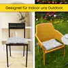 Amilian Stuhlkissen 4er set 40x40 mit Band - Sitzkissen Produktbild-Vorschau 4