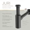 Lenz JURI Design-Siphon Schwarz-matt,  1 1/4" mit Produktbild-Vorschau 3