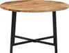 vidaXL Table basse 54x54x35 cm Bois massif manguier et fer Voir les images du produit 1