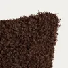 HOMLA Kissenbezug SOLANO, braun, aus Bouclé-Stoff mit Produktbild-Vorschau 3