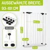 BOMI® Extrahoch Treppenschutzgitter 73-161 cm | Zum Klemmen Produktbild-Vorschau 2