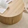 Runder Couchtisch mit Stauraum, Durchmesser 75 cm – ERNEST Produktbild-Vorschau 3