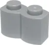LEGO® 1x2 kocky Palisáda Modifikovaný klát Svetlo šedá - Náhľad obrázku produktu 2