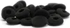 A pile of black foam earphone covers. Anteprima dell’immagine prodotto