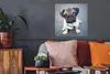 MuchoWow® Poster Welpenaugen 50x50 cm - Produktbild-Vorschau 3