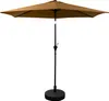 Aga Kippbarer Garten-Sonnenschirm 250 cm Braun Produktbild-Vorschau 2