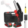 Mini Kettensäge, 6 Zoll 21V Elektro-Kettensäge mit 2x Produktbild-Vorschau 1