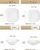 Diagrams showing the dimensions and capacities of different plates and bowls. Produktbild-Vorschau