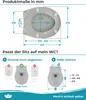 Calmwaters® Premium WC Sitz einfache Montage, Produktbild-Vorschau 6