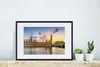 MuchoWow® MuchoWow® Gerahmtes Poster Sonnenuntergang hinter Produktbild-Vorschau 4