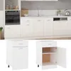 vidaXL Schubunterschrank Weiß 50x46x81,5 cm Holzwerkstoff - Produktbild-Vorschau 3
