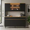 Mobiletto buffet alto con illuminazione a LED controllabile Anteprima dell’immagine prodotto 10