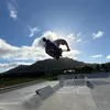 NKD Stunt Scooter Mono Schwarz/Rot 89/95/99,3 cm Produktbild-Vorschau 5