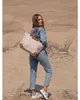 Peterson Sac à main pour femmes Striould Brown-Beige Taille Voir les images du produit 19