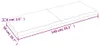 vidaXL Tischplatte Hellbraun 140x50x(2-4)cm Massivholz Produktbild-Vorschau 6