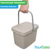 YourCasa® Biomülleimer Küche - 6L mit Deckel und Produktbild-Vorschau 6