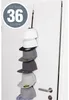 Flexfit CapRack portacappelli con 12 clip per un massimo di Anteprima dell’immagine prodotto 7