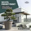 XXL Pflanzkübel / Pflanztopf „LIKE“ Ø79xH70 cm - Braun - Produktbild-Vorschau 3