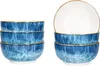 Marina 6er Set Müslischale blau maritime Schüssel Ozean Produktbild-Vorschau 1