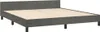 Ankonbej Bettgestell mit Kopfteil Dunkelgrau 160x200 cm Produktbild-Vorschau 3