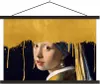 MuchoWow® Textilposter Mädchen mit einem Perlenohrring - Produktbild-Vorschau 1