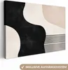 Plátno 120x80 cm - Japandi - Moderné - Čierna - Béžová, Náhľad obrázku produktu 1