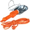 A workshop lamp with an orange handle and cord, and a metal scoop. Náhľad obrázku produktu