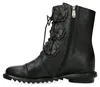 Laura Vita Damen Stiefelette mit Blütenapplikationen aus Produktbild-Vorschau 6