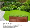 Rust Grow potager surélevé de jardin finition rouille en Voir les images du produit 2