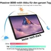 TABWEE Tab50 Tablet Inkl. English Bluetooth Tastatur, Produktbild-Vorschau 4