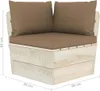 Maison Exclusive - Garten-Palettensofa 2-Sitzer mit Kissen Produktbild-Vorschau 7