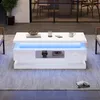 Table basse relevable Merax avec 2 tiroirs, table d'appoint Voir les images du produit 8