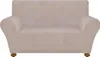 vidaXL Stretch hoes voor bank, beige, polyester jersey Productafbeelding-voorbeeld 1