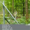 Z-Profil Zaunpfosten 215 cm verzinkt 40x Zaunpfähle inkl. Produktbild-Vorschau 3