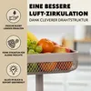 eluno 2-stöckige eckige Obstetagere / Brotkorb, Obstschale, Produktbild-Vorschau 6