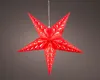 LS-LebenStil 3D Leuchtstern Papierstern Ø 60cm Rot 20 LED Produktbild-Vorschau 3