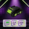 NAC SMART Ersatzakku 20V 2.0Ah Lithium-Ionen NS20V2A | Akku Produktbild-Vorschau 2