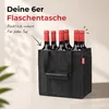 6er Flaschentasche – Kompakter Flaschenträger für bis zu 6 Produktbild-Vorschau 4