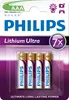 4 x Philips Pile AAA FR03 Micro 1,5V Ultimate Lithium Ultra Voir les images du produit 2