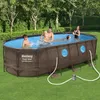 Power Steel Swim Vista Bazén S Oknom 549X274X122 18X9Ft Náhľad obrázku produktu 2